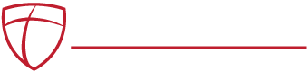 Red and white Crossover Health Services logo